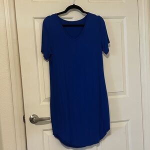 Casual T-Shirt Blue Dress